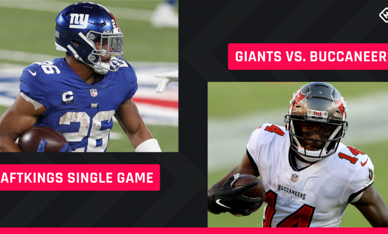 Monday Night Football Draft Picks: NFL DFS Squad Tips for the Giants-Buccaneers Showdown Week 11