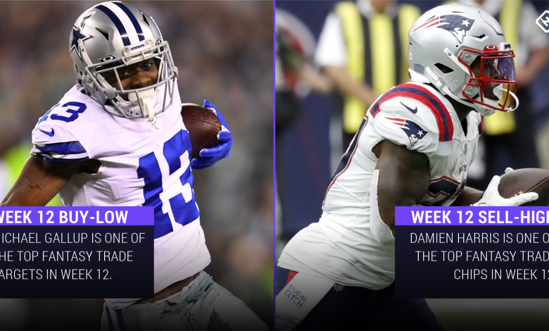 Fantasy Football Stock Watch Buy Low, Sell High: Michael Gallup, Damien Harris among top trade contenders heading into Week 12