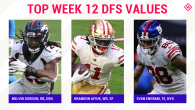 NFL DFS Picks Week 12: Best sleepers, value players for DraftKings, FanDuel daily fantasy football lineups