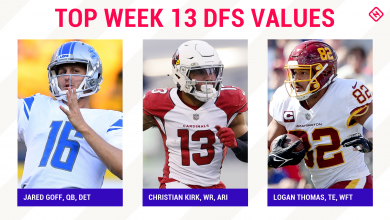 NFL DFS Week 13 Picks: Best Players, DraftKings Worthwhile, FanDuel Daily Fantasy Soccer Teams