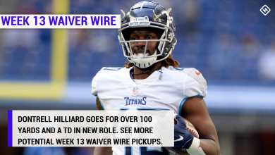 Best fantasy football waiver wire pickups for Week 13