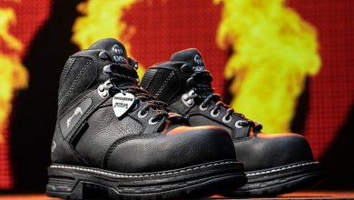 Metal Band-Themed Work Boots