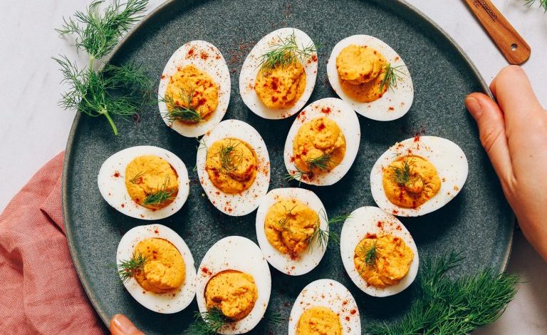 Mayo-Free Deviled Eggs - deviled egg recipes