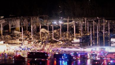 More than 70 people died when tornadoes swept through the US states