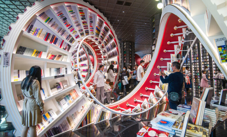 China's bookstore boom is fueled by visual appeal, social media traffic