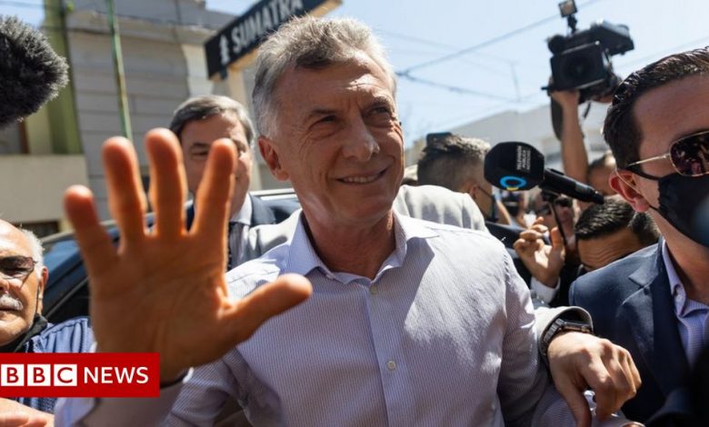 Former President of Argentina Mauricio Macri charged in spying on sub-family