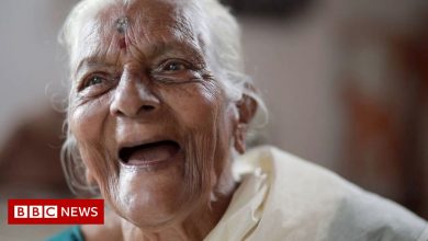 104 years old literate Indian woman