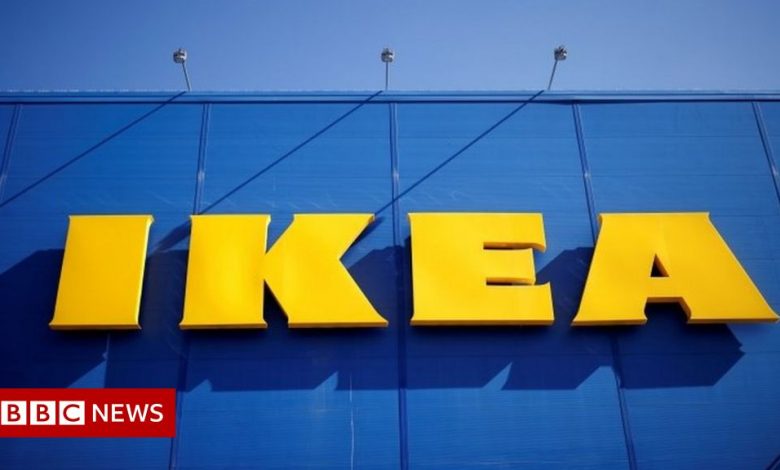 Ikea customers and employees sleep in the store after a snowstorm