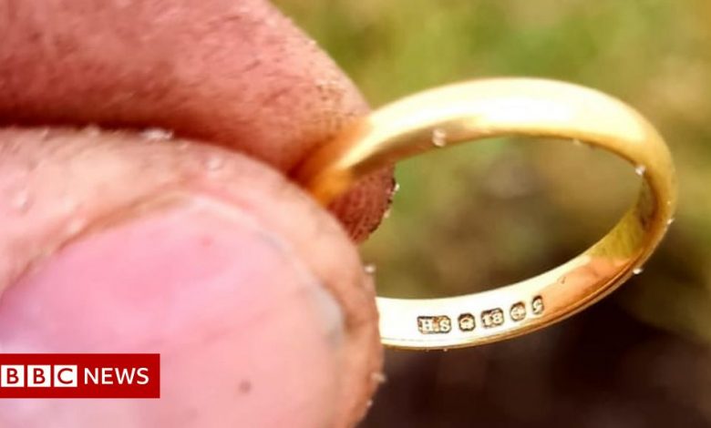Wedding ring lost in 1960 Uist potato found