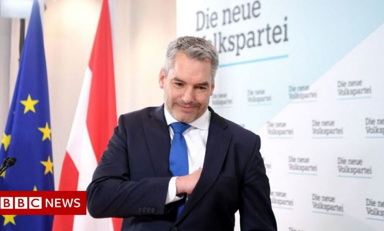 Austria's ruling party chooses Nehammer as chancellor