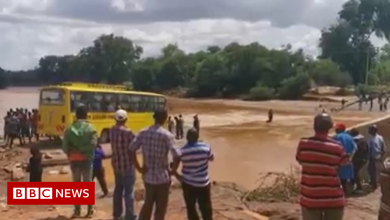 Bus carrying choir members plunges into Kenya river