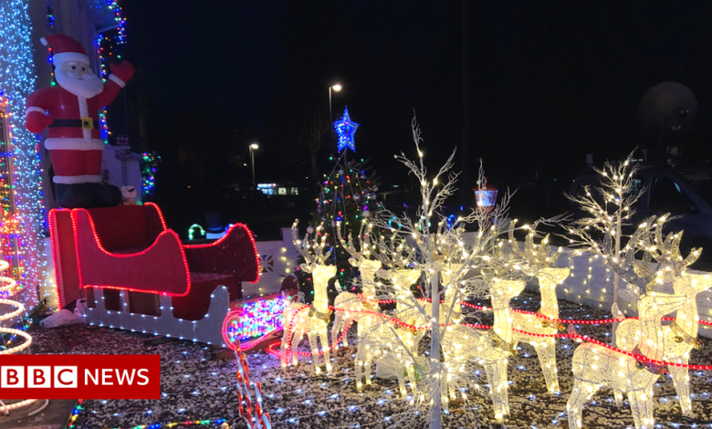 Norwich: 'Mr Christmas' installed 16,000 lights on his house