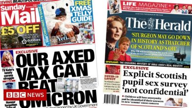 Scotland paper: Covid jab claims and fears about student 'sex survey'