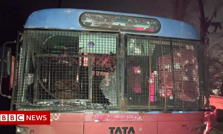 Srinagar: Two dead, 14 injured in police bus attack