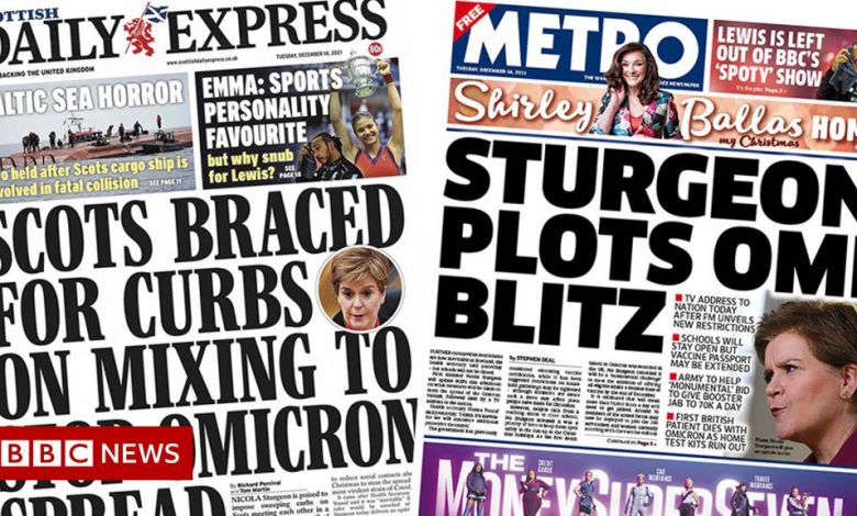 Scottish papers: Scots 'prepared' for tougher Covid rules