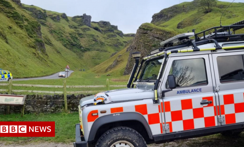 Walker collapsed and died in the Peak District
