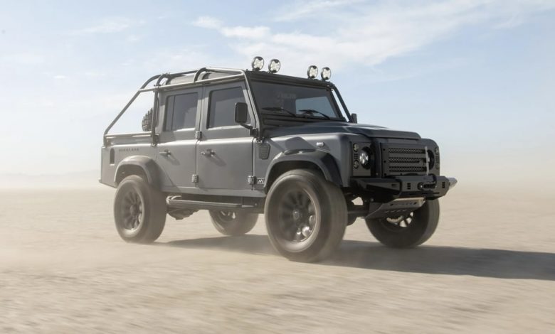 This Land Rover Defender is powered by Corvette and you can win it