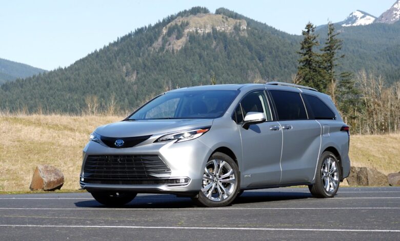 Review Toyota Sienna 2022 |  36 mpg is a huge advantage