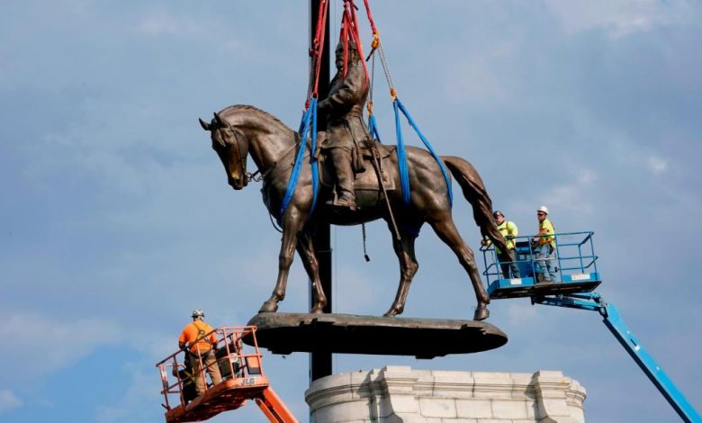 Virginia begins process of removing Robert E. Lee's pedestal in Richmond, governor says