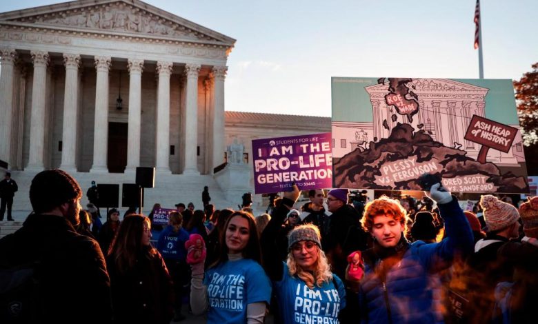 The Supreme Court heard the abortion case to decide the fate of Roe v.  Wade