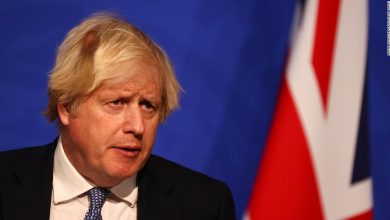 Boris Johnson was photographed holding a virtual Christmas quiz on Downing Street last year