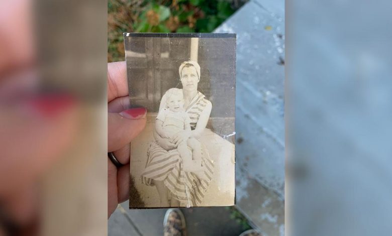 A family photo from a Kentucky home was found more than 150 miles away in Indiana after deadly tornadoes swept debris in the area.