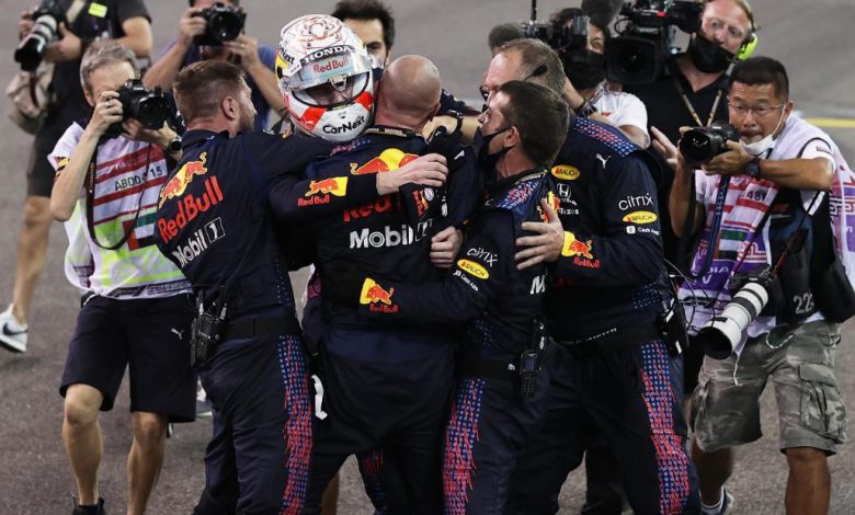 Max Verstappen wins first F1 world championship after dramatic end of Abu Dhabi Grand Prix