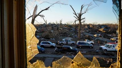 Kentucky tornado: In a town, many survivors only have clothes on their backs