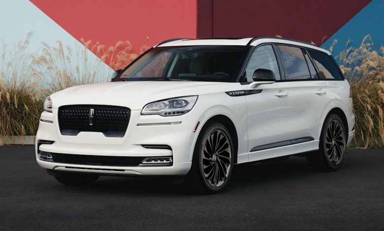 2022 Lincoln Aviator receives a new blackout decoration package
