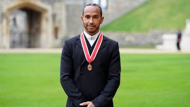 Lewis Hamilton is knighted