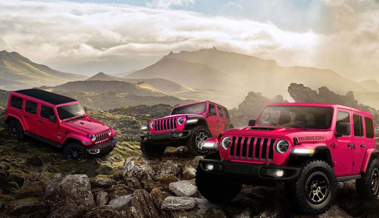 Jeep Wrangler Tuscadero Pink expands, has 30,000 orders