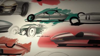 Morgan 3-Wheeler design sketch previews next cycle car