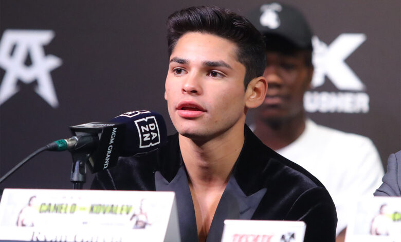 Ryan Garcia is confident he can handle the business against Isaac Cruz: "I've seen that style a million times"