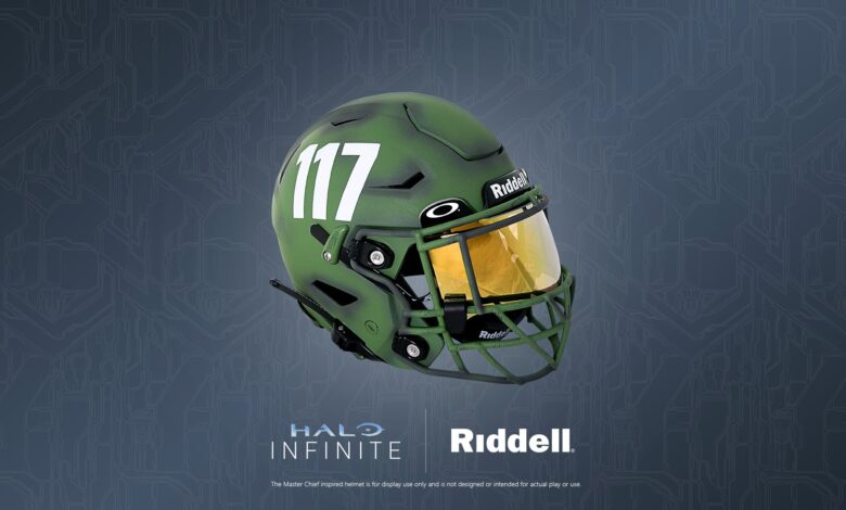 Halo and Riddell Spartan Helmet