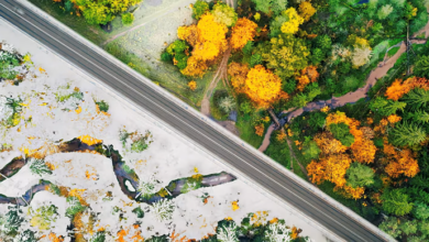 Video: 'Landscapes of Change' beautifully shows the changing seasons from an aerial perspective: Digital Photography Review