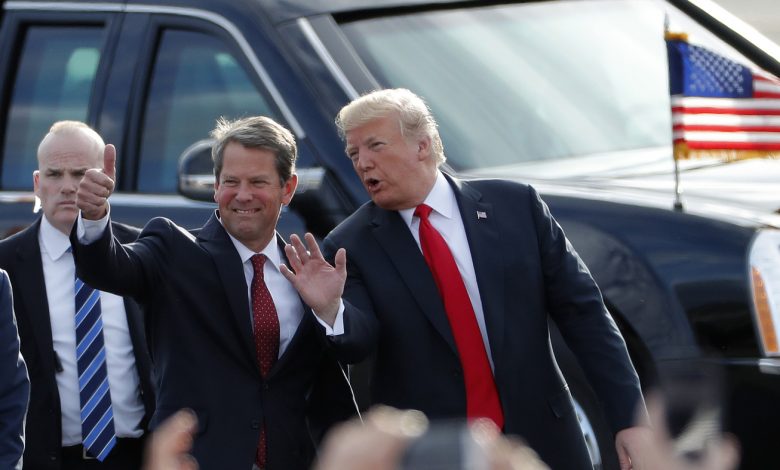 How Trump and the 2020 race are weighing on Georgia Governor Kemp in 2022: NPR