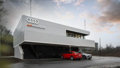 Testing Audi Charging Center with 'premium charging concept'
