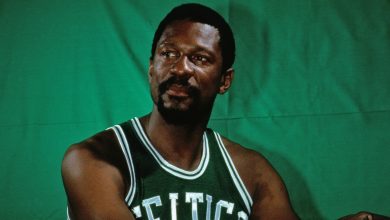 How much was the auction of Bill Russell memorabilia?  Details of best-selling items