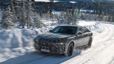 BMW 7 Series EV officially named i7, appears in camouflage photo