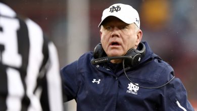 According to Gary Barta, Brian Kelly's departure from Notre Dame could affect Fighting Irish's CFP ratings