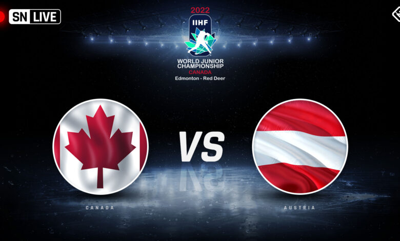 Canada vs Austria live scores, updates, highlights of the 2022 World Juniors hockey match