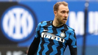 Inter's Christian Eriksen trains alone at former club Odense as the January transfer window approaches