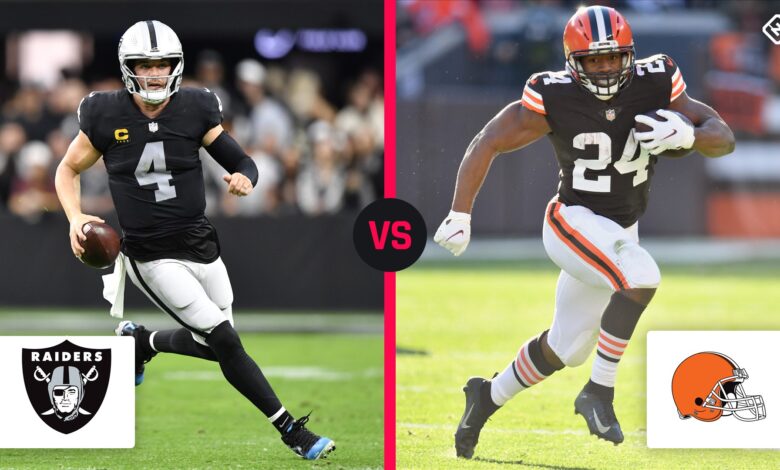 When are the Raiders vs.  Browns will be playing?  Week 15 games pushed back amid wave of positive tests for COVID
