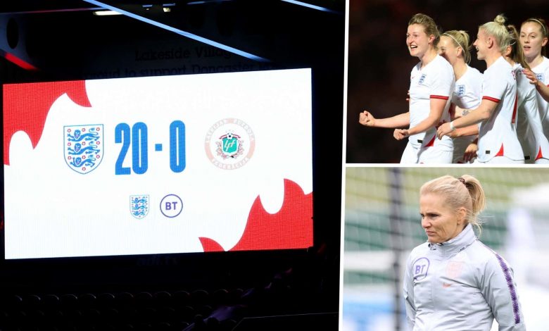 England's 20-0 defeat of Latvia shows the women's football problems that UEFA and FIFA have to solve