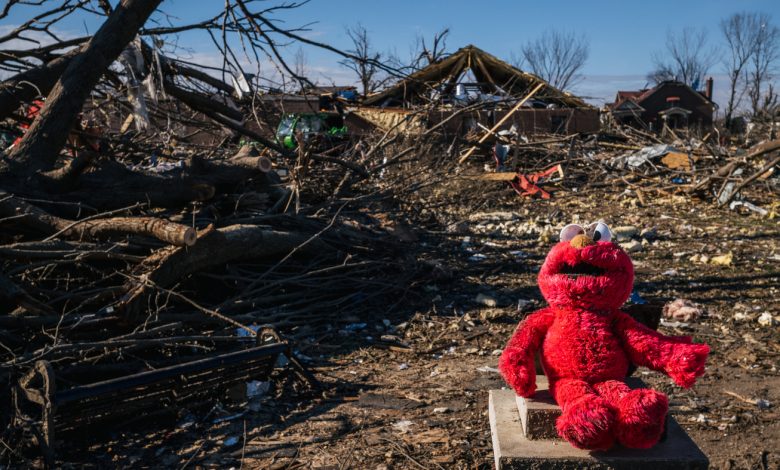Searchers digging through mountains of debris left by deadly tornadoes in Kentucky: NPR