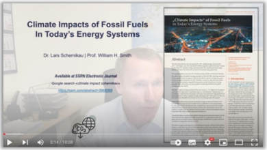 “The Climate Impact of Fossil Fuels in Today's Energy Systems” by Dr. L. Schernikau and Professor WH Smith - Interested in that?