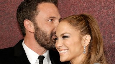 J.Lo Wore a Plunging, Sheer Gown on the Red Carpet With Ben