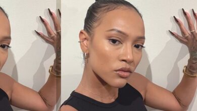 Karrueche Tran on Her Favorite Beauty Secret and the $4 lashes she bought at CVS