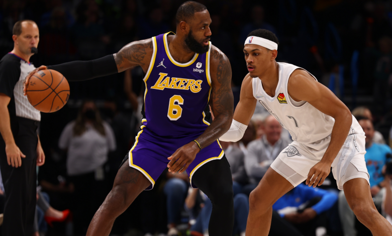 Lakers star LeBron James goes back in time with eight extended games