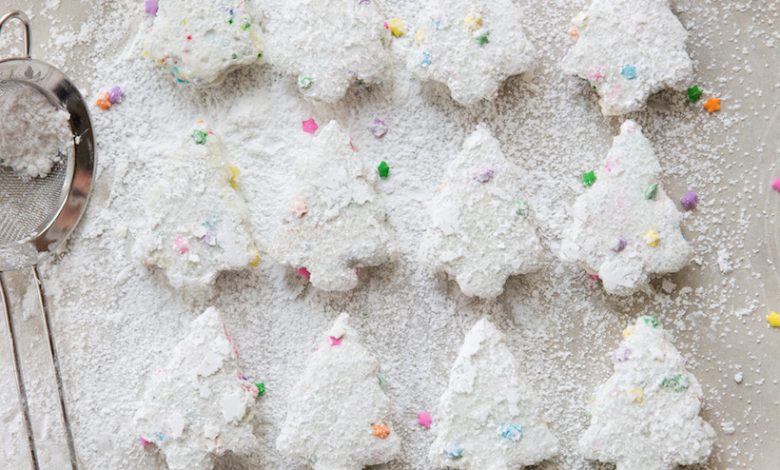Funfetti DIY homemade marshmallows for the holidays